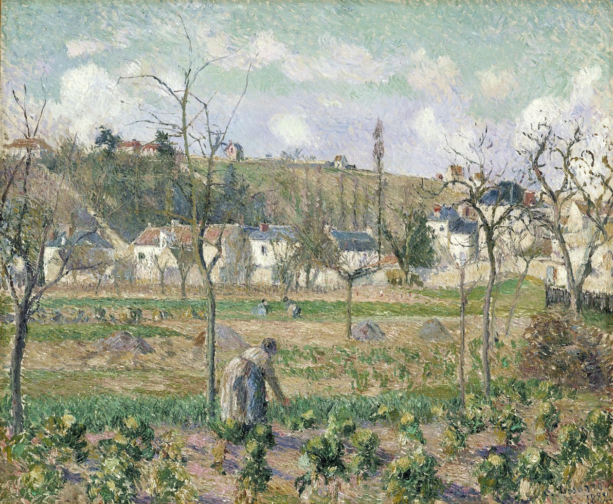Jardin de Maubuisson, Pontoise, la Mère Bellette od Camille Jacob Pissarro