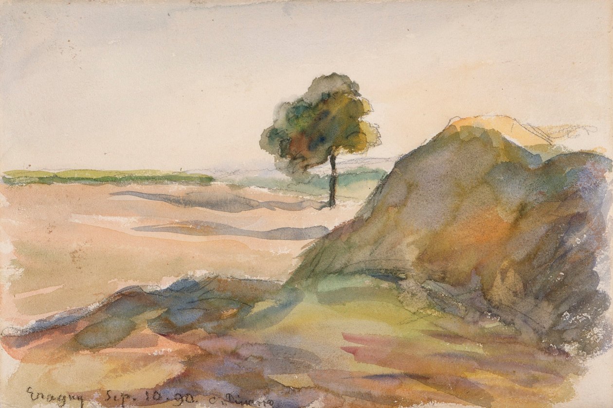 Krajina od Camille Jacob Pissarro