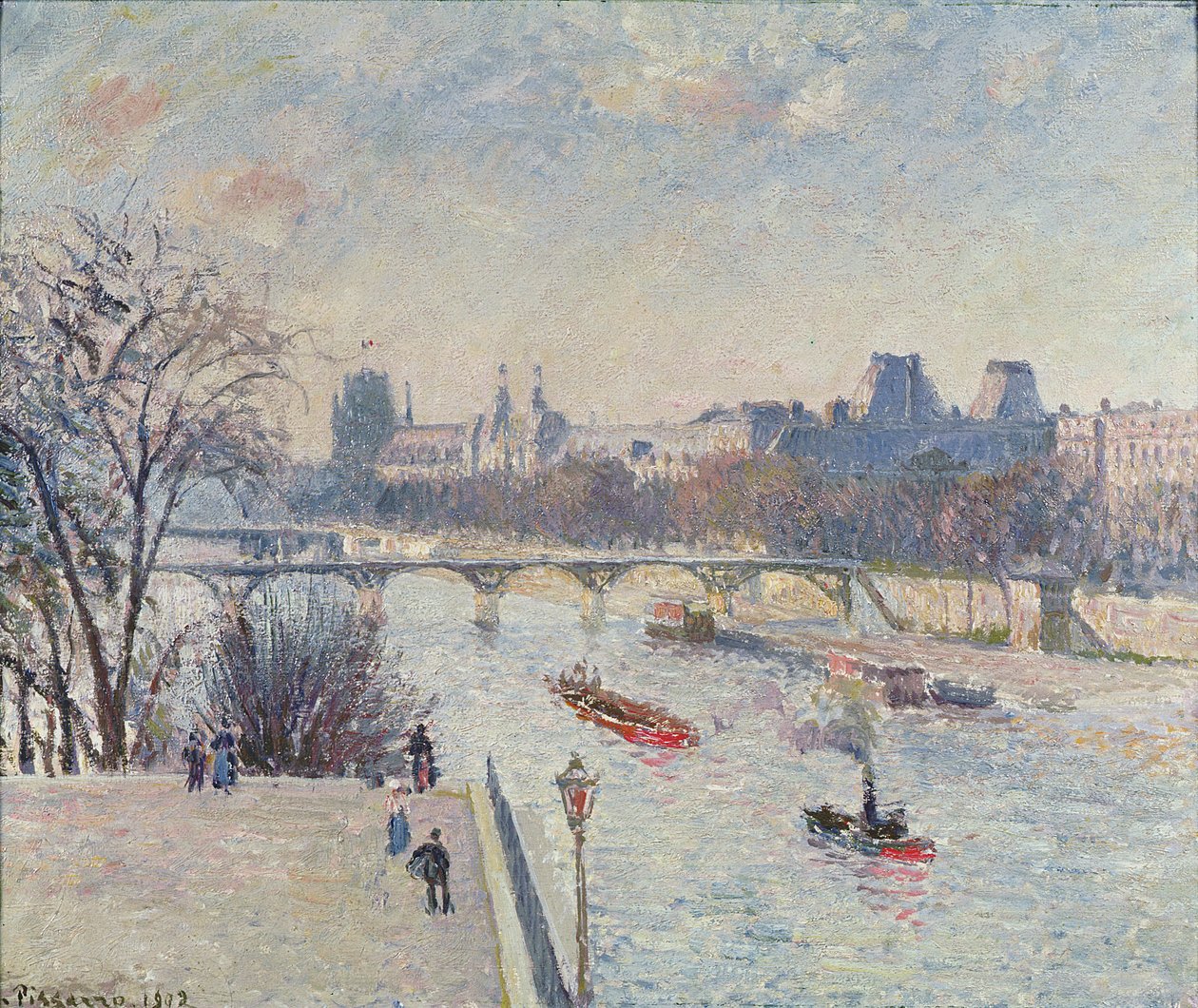 Louvre, 1902 od Camille Jacob Pissarro