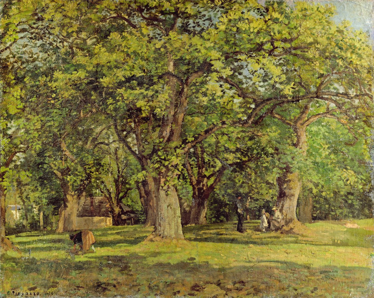 Les, 1870 od Camille Jacob Pissarro