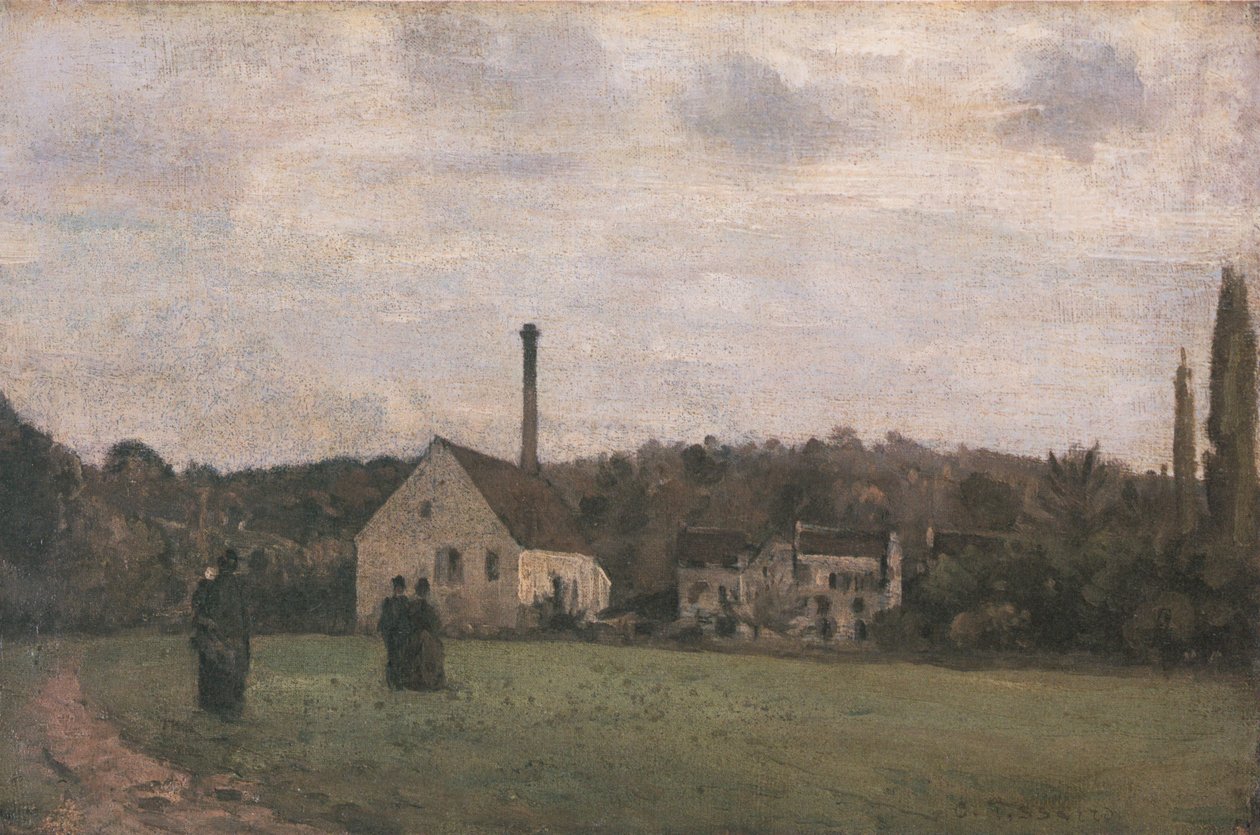 Továrna Smal od Camille Jacob Pissarro