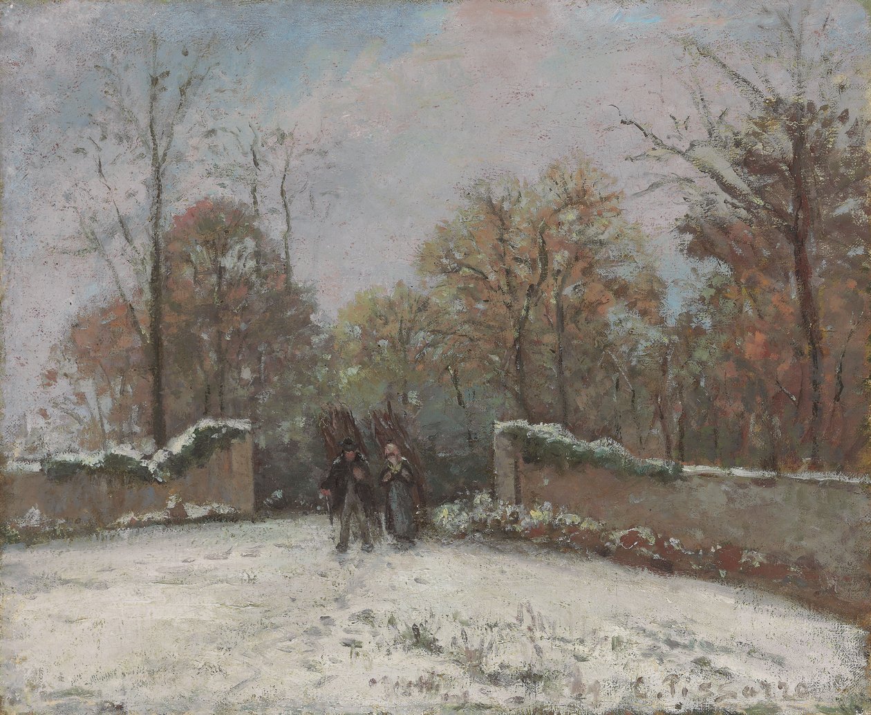 Vstup do lesa Marly, od Camille Jacob Pissarro