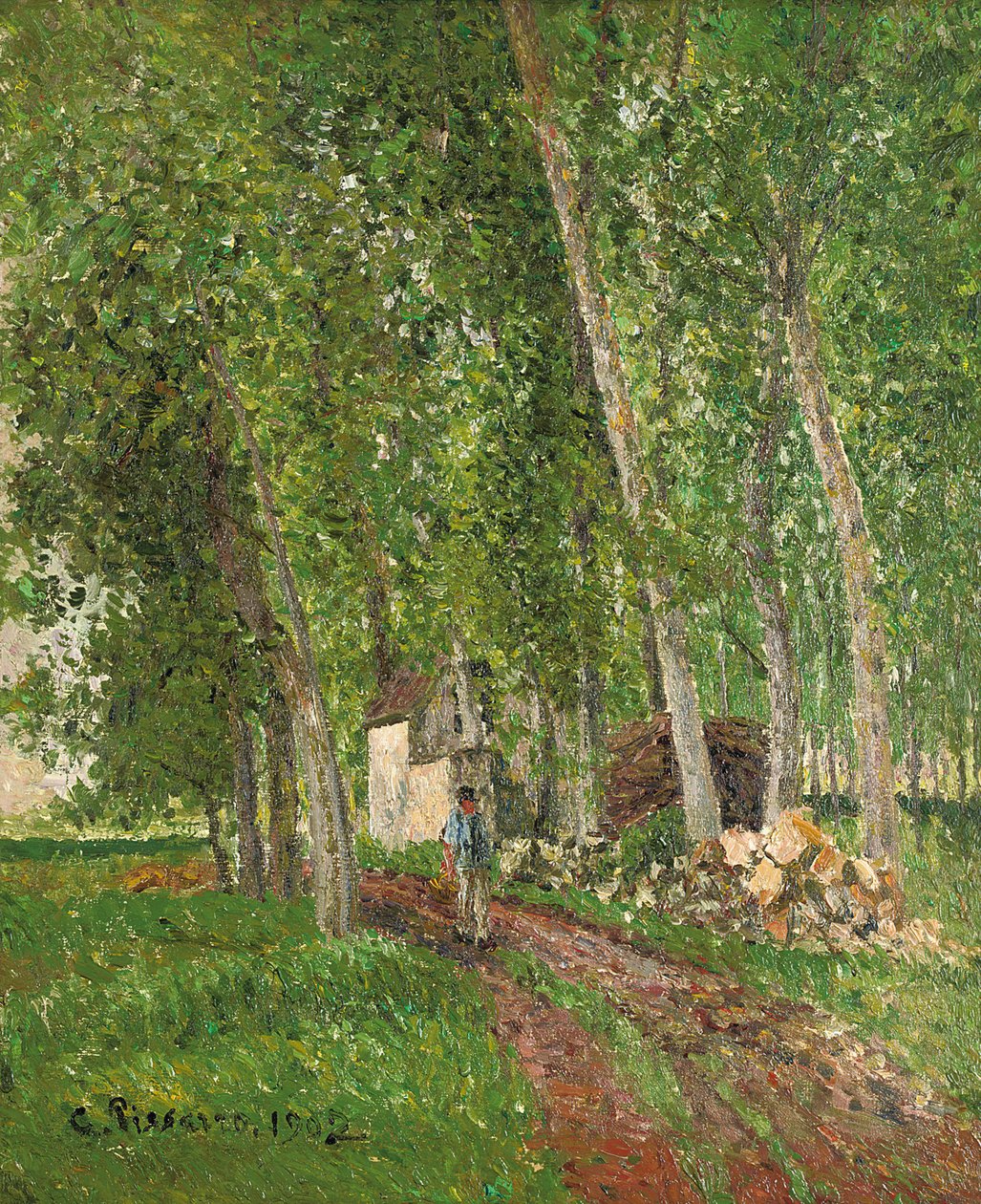 Podrost v Moret, 1902 od Camille Jacob Pissarro