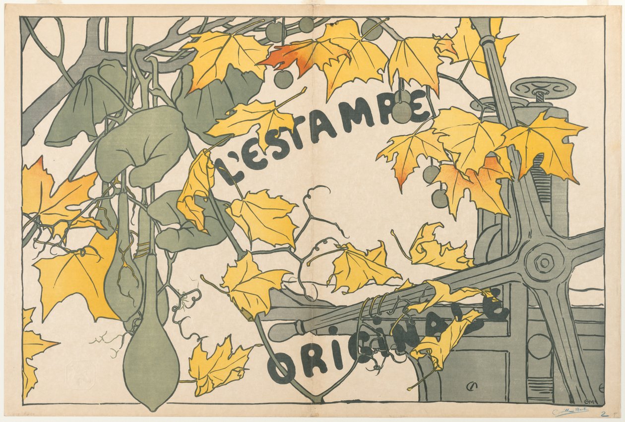 Obal pro LEstampe Original, 1894. od Camille Martin