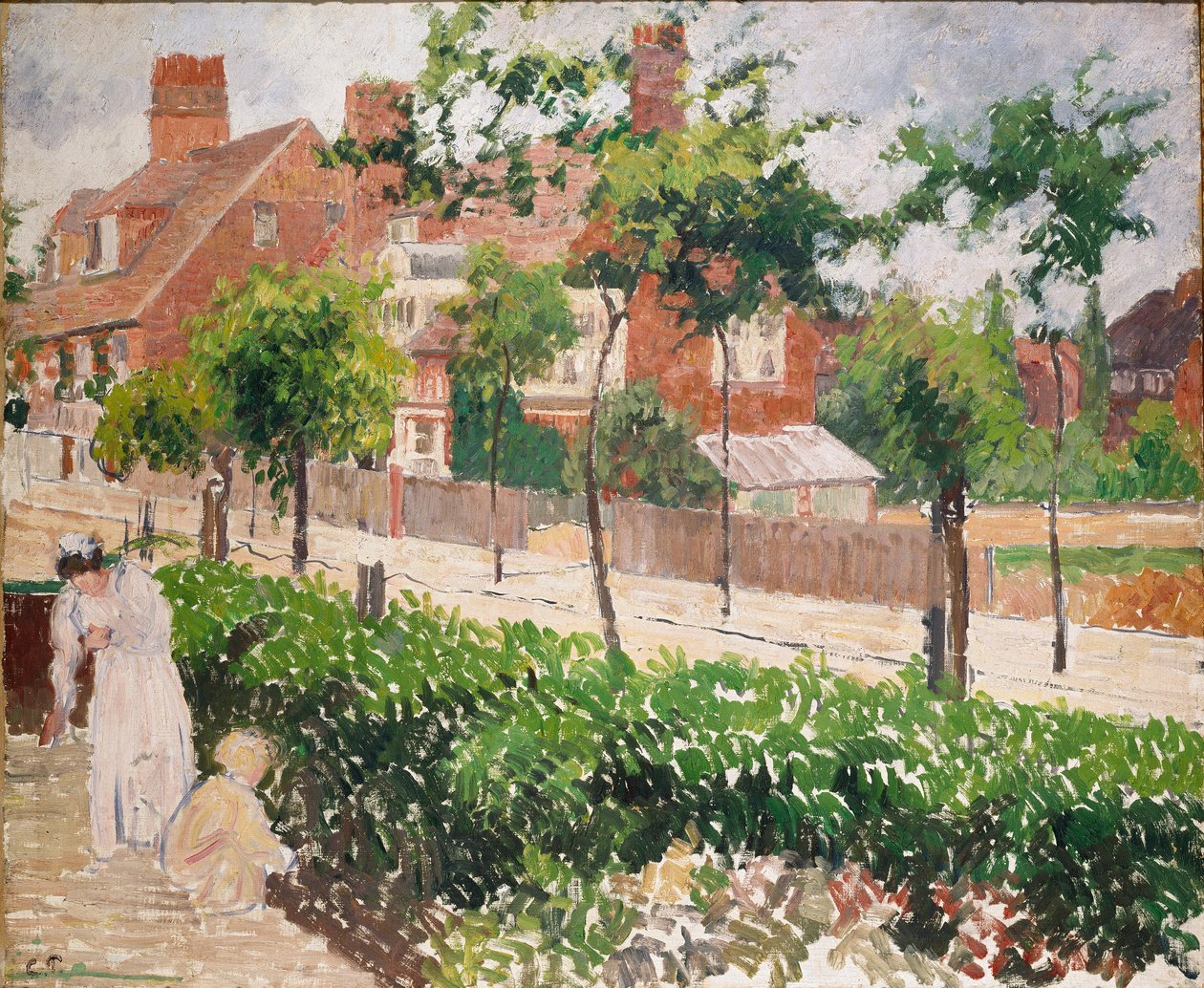 Bath Road, Londýn, 1897 od Camille Pissarro