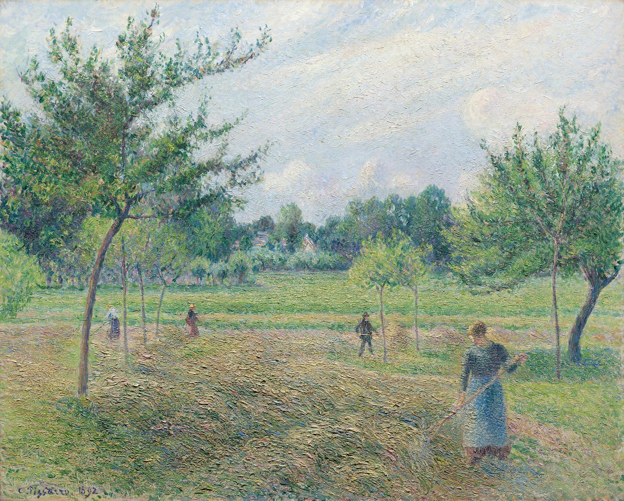 Senoseč v Éragny od Camille Pissarro