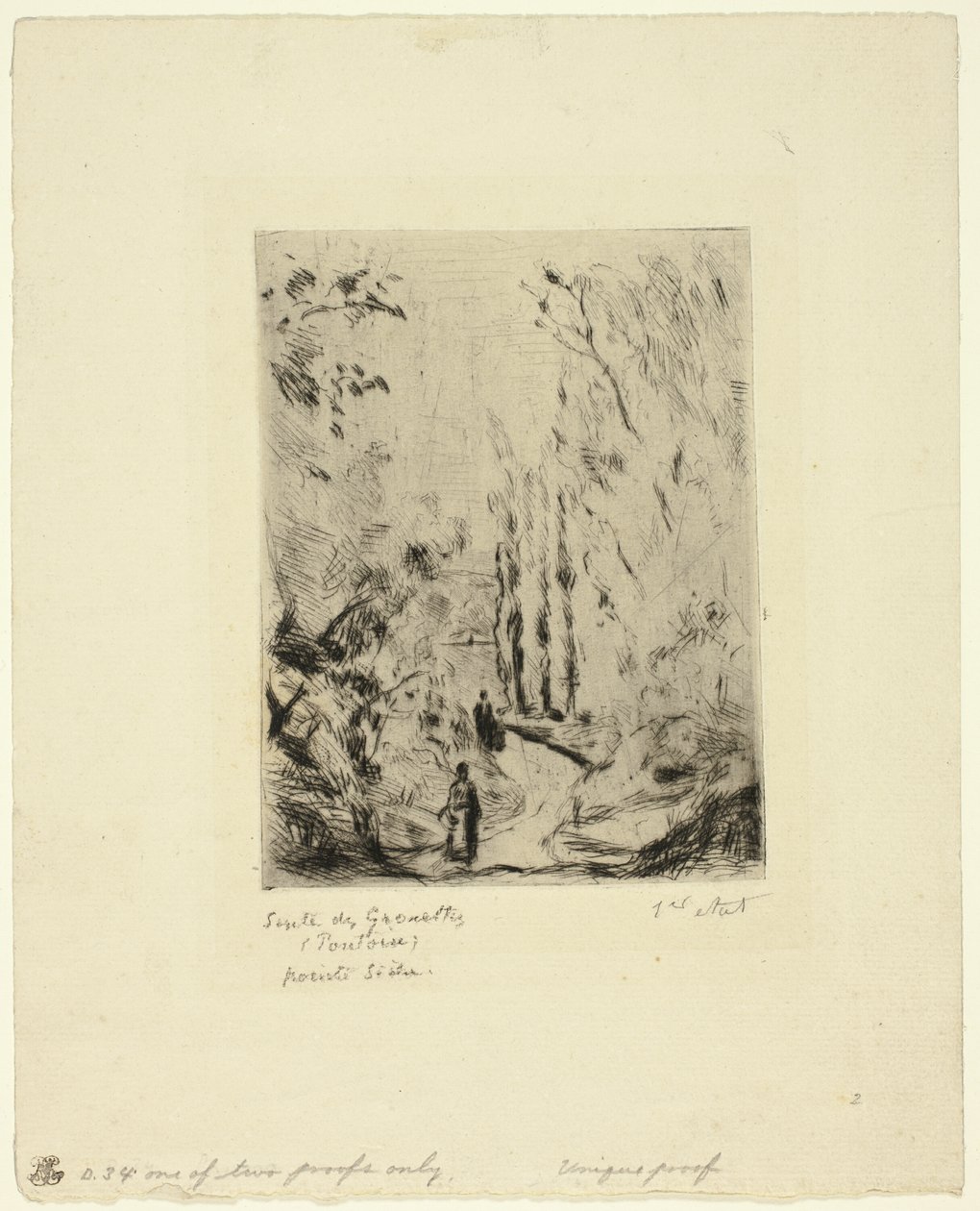 Cesta od Camille Pissarro