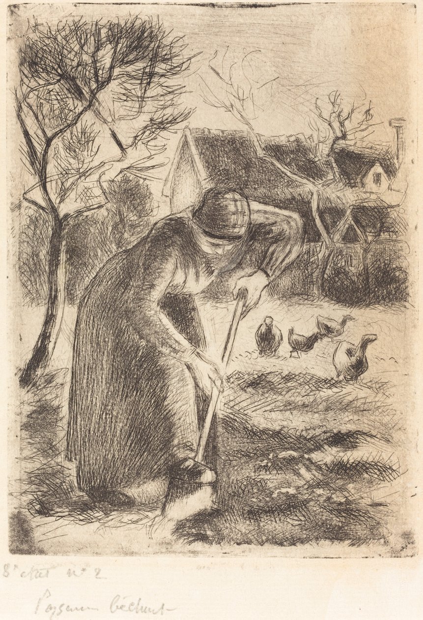 Rolnická práce od Camille Pissarro