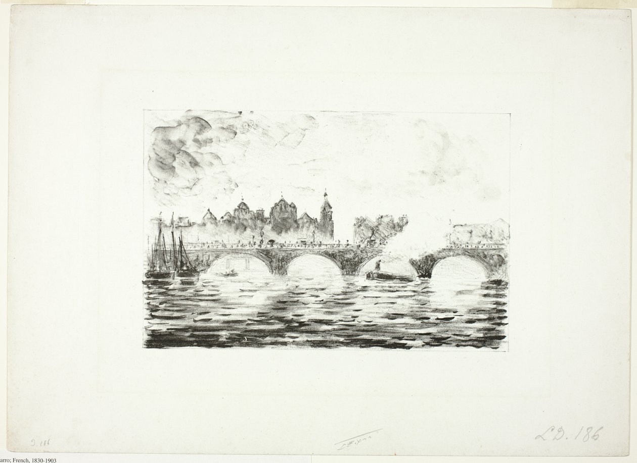 The Houses of Parliament, Londýn od Camille Pissarro