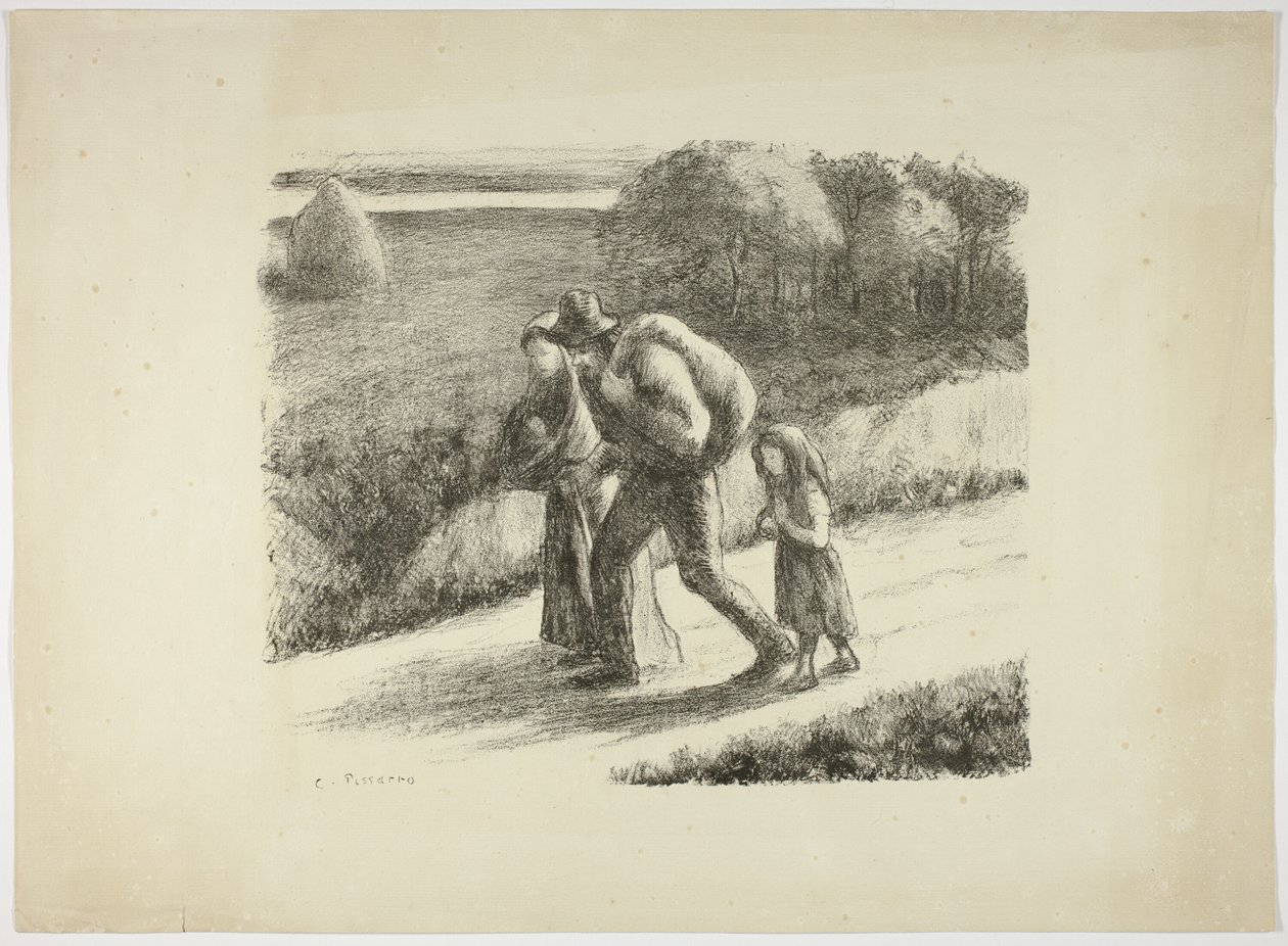 Vagabonds od Camille Pissarro