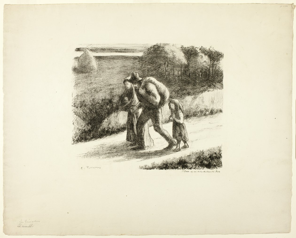 Vagabonds od Camille Pissarro