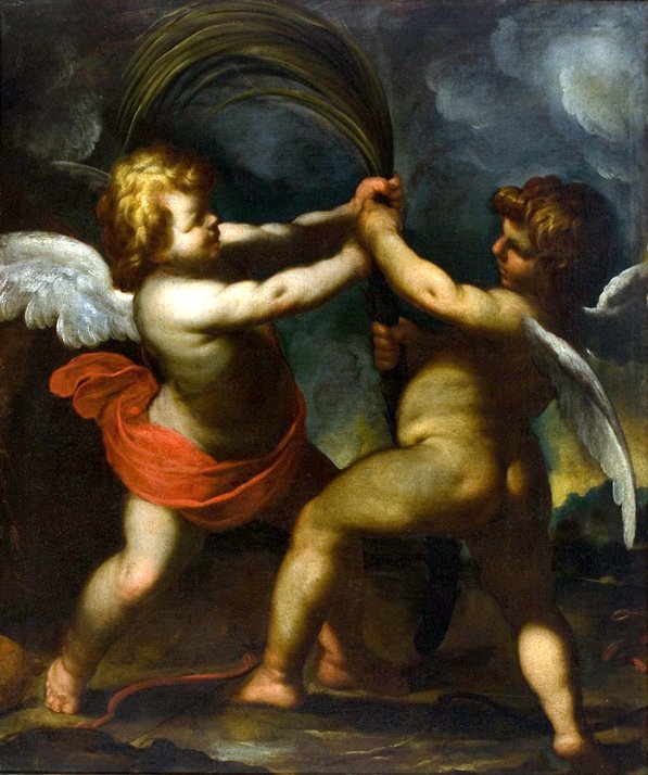 Eros a Anteros od Camillo Procaccini