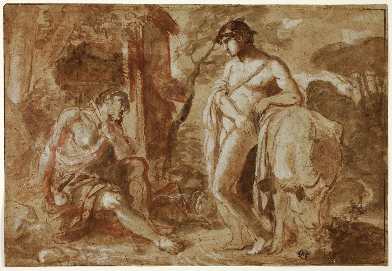 Merkur a Argus od Camillo Procaccini