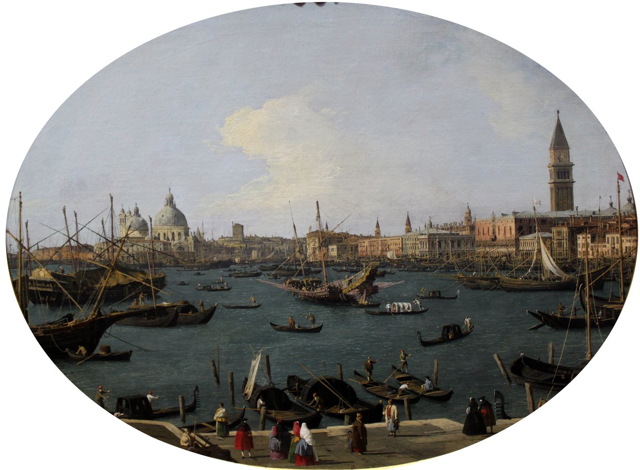 Ansicht des Basin of San Marco in Venedig od Giovanni Antonio Canal