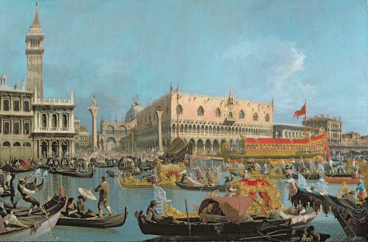 Bucintoro se vrací do Molo od Giovanni Antonio Canal