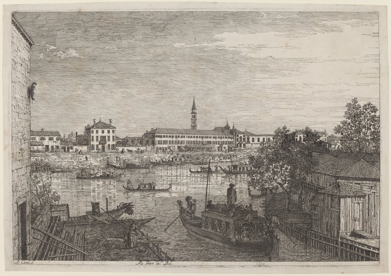 Ale Porte del Dolo, c. 17351746. od Canaletto