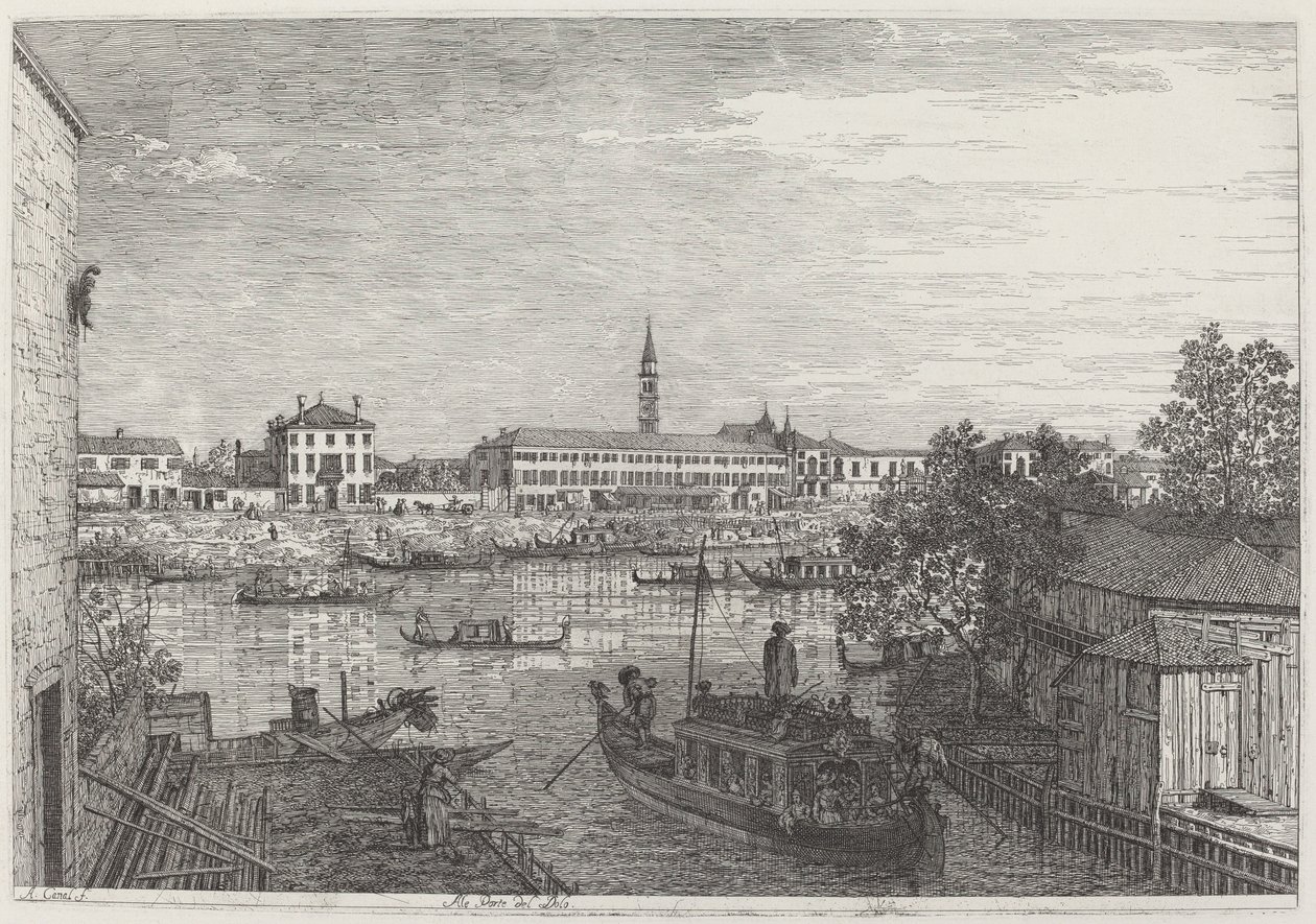 Ale Porte del Dolo, c. 17351746. od Canaletto