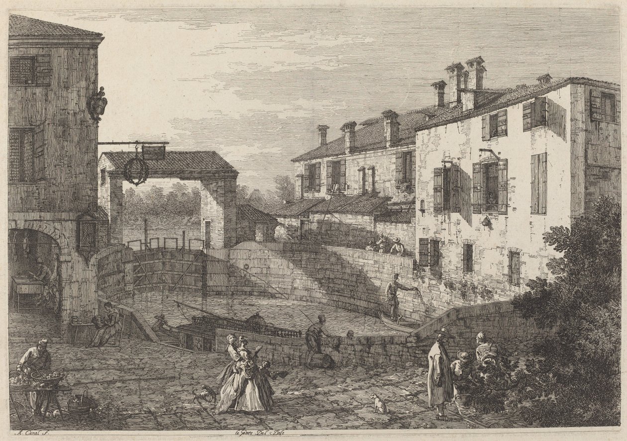 Dveře Dolo od Canaletto