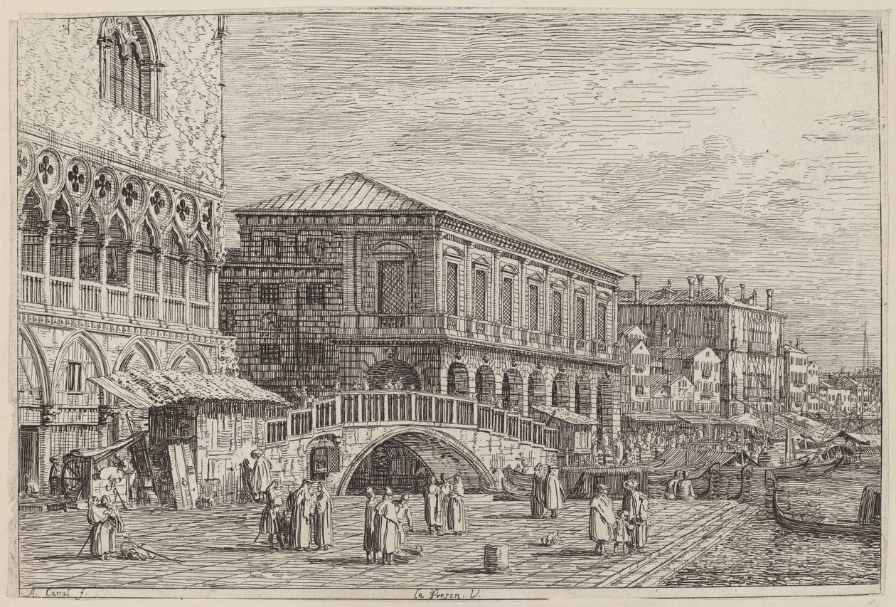 A Preson. PROTI. od Canaletto