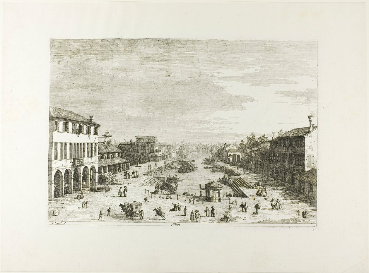 Mestre, z Vedute od Canaletto