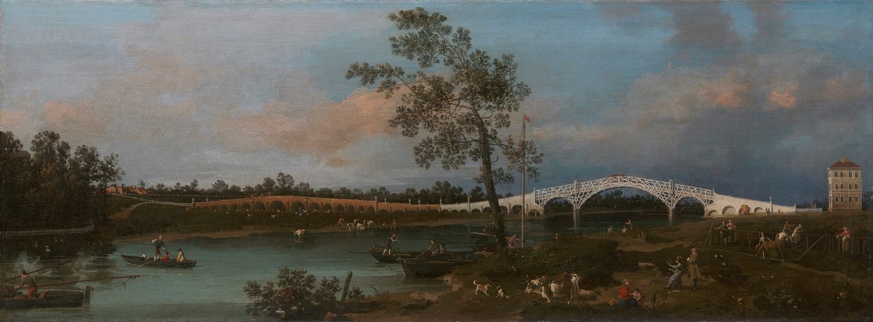 Starý most Walton od Canaletto