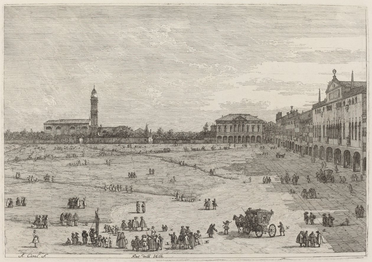 Pra della Valle, c. 17351746. od Canaletto