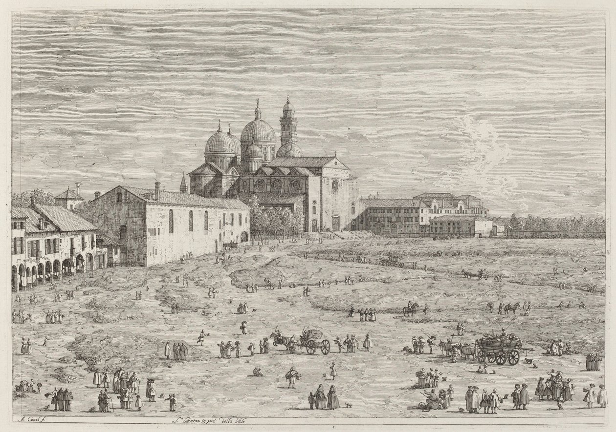 S. Giustina v pra della Vale od Canaletto