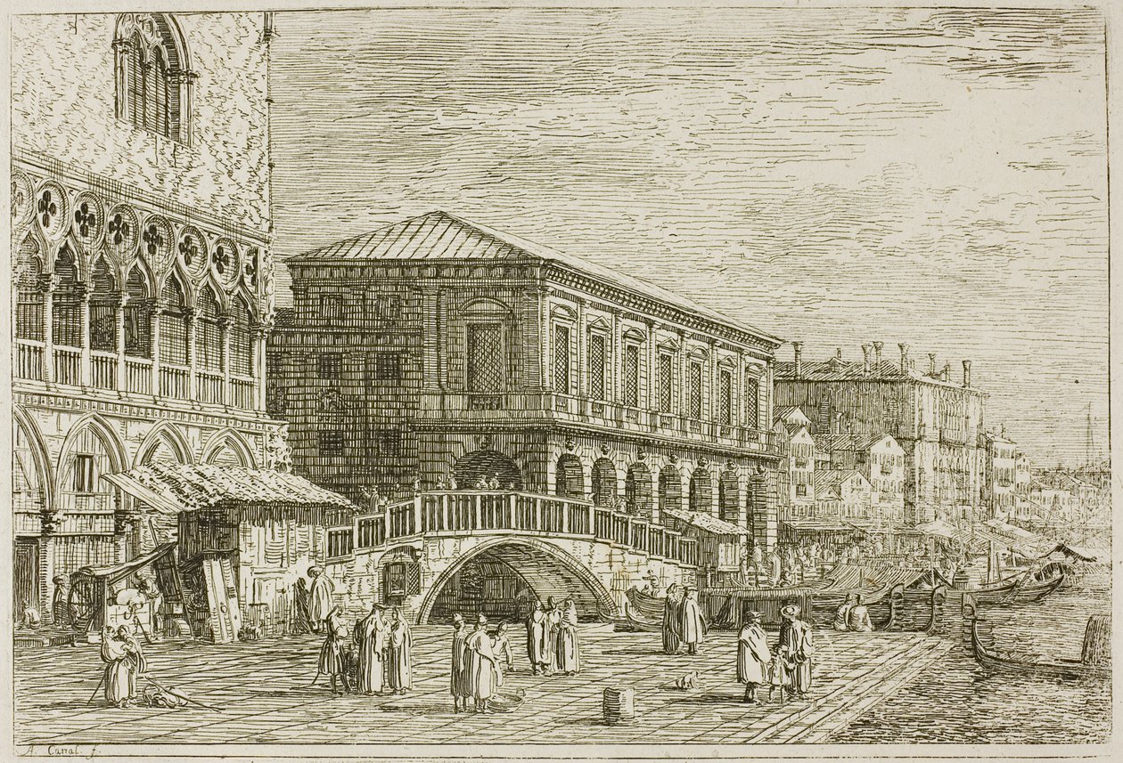 Vězení, z Vedute od Canaletto