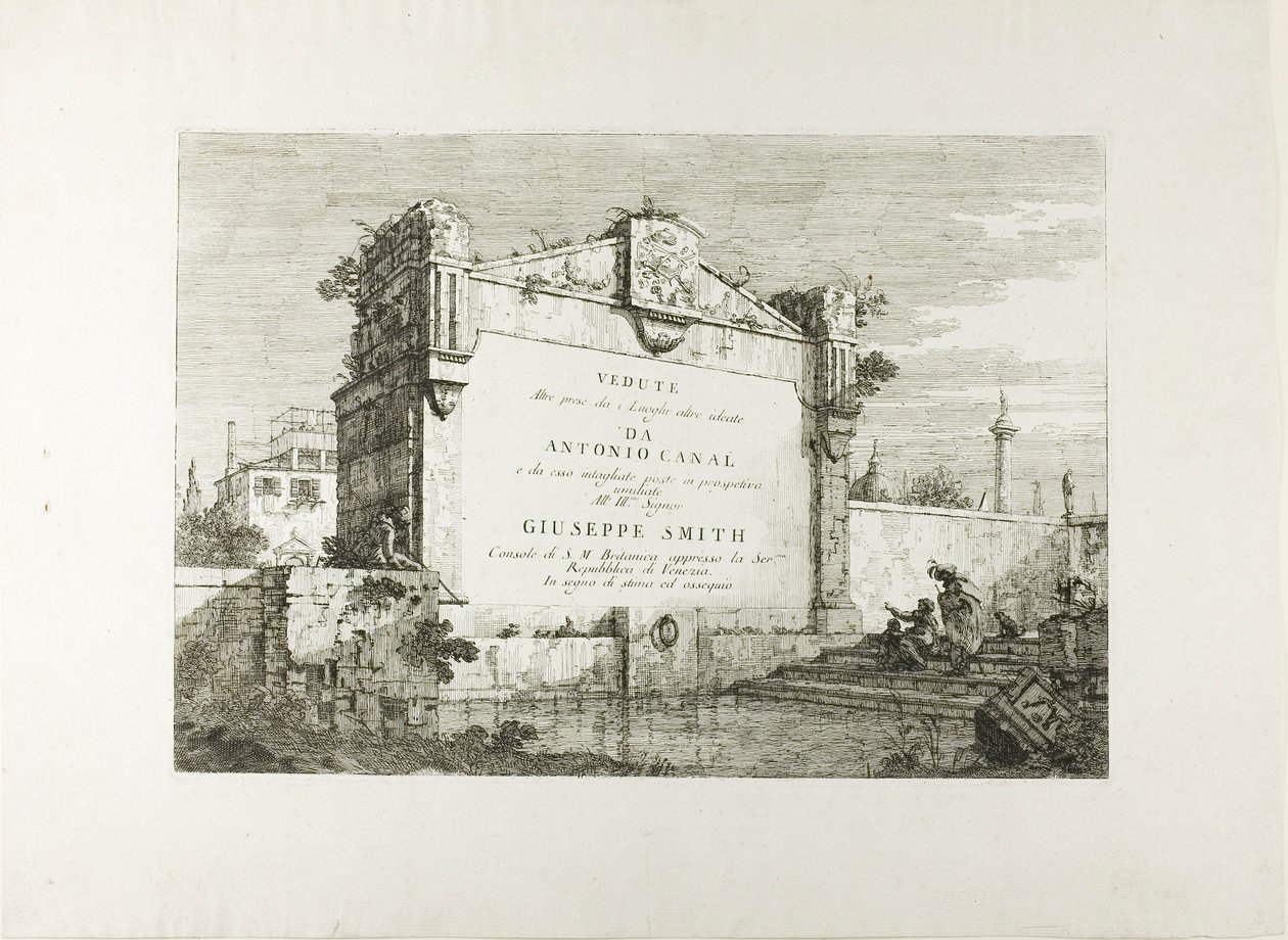Titulní strana, od Vedute od Canaletto