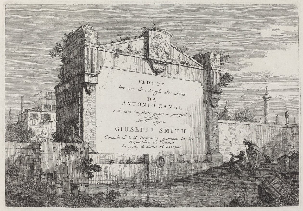 Titulní štítek od Canaletto