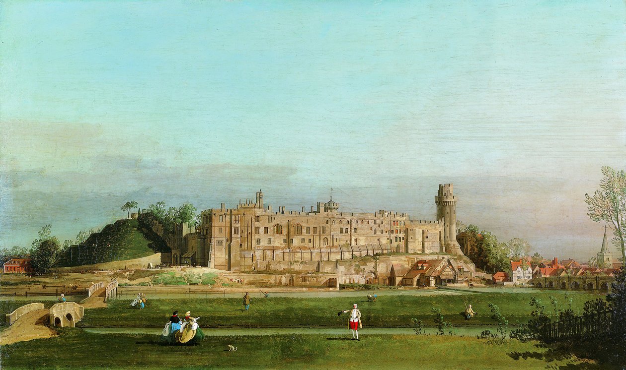 Hrad Warwick, 1748. od Giovanni Antonio Canal