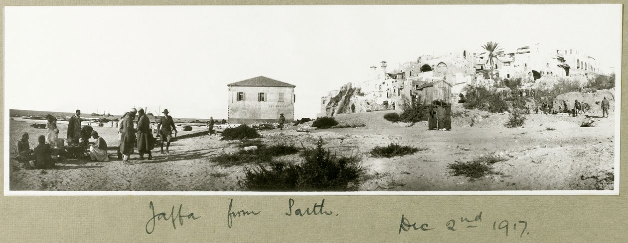 Jaffa z jihu, 2. prosince 1917 od Capt. Arthur Rhodes