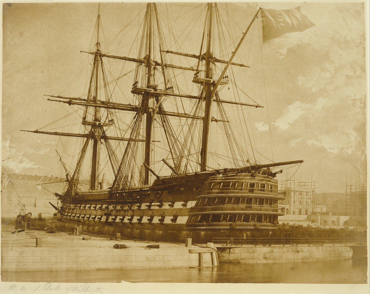H.M.S. Vévoda z Wellingtonu od Linnaeus Tripe