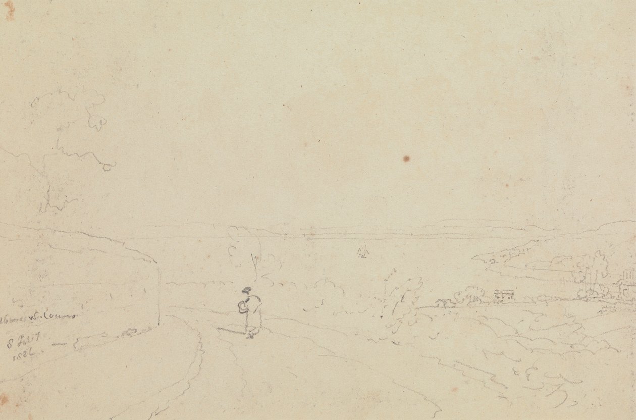 Nad West Cowes, 8. února 1826 od Capt. Thomas Hastings