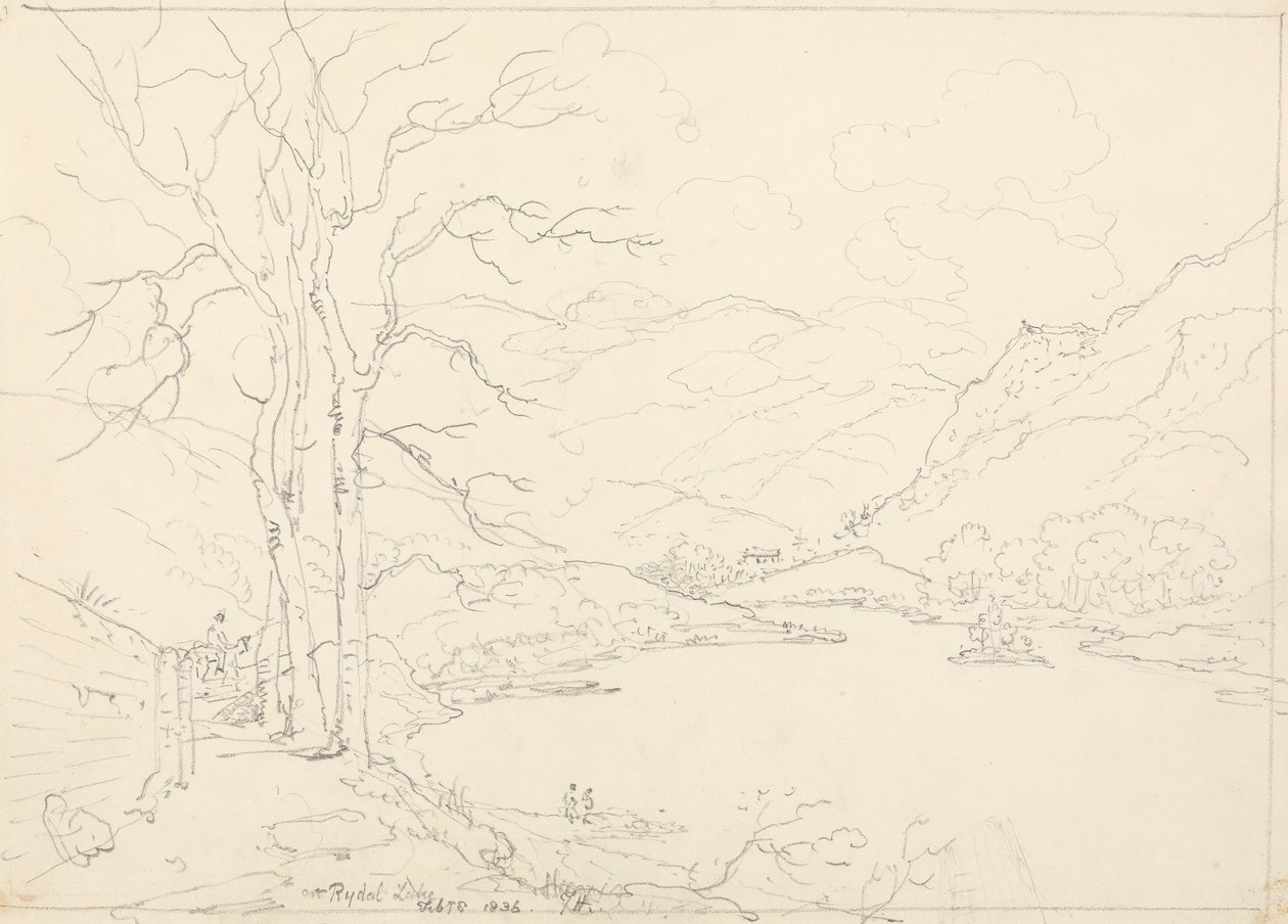 U Rydal Lake, 8. února 1836 od Capt. Thomas Hastings