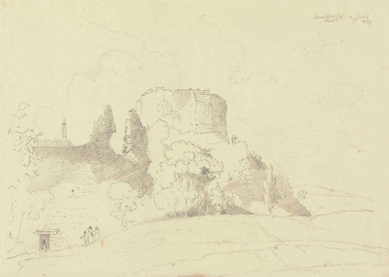 Hrad Carisbrooke, Isle of Wight od Capt. Thomas Hastings