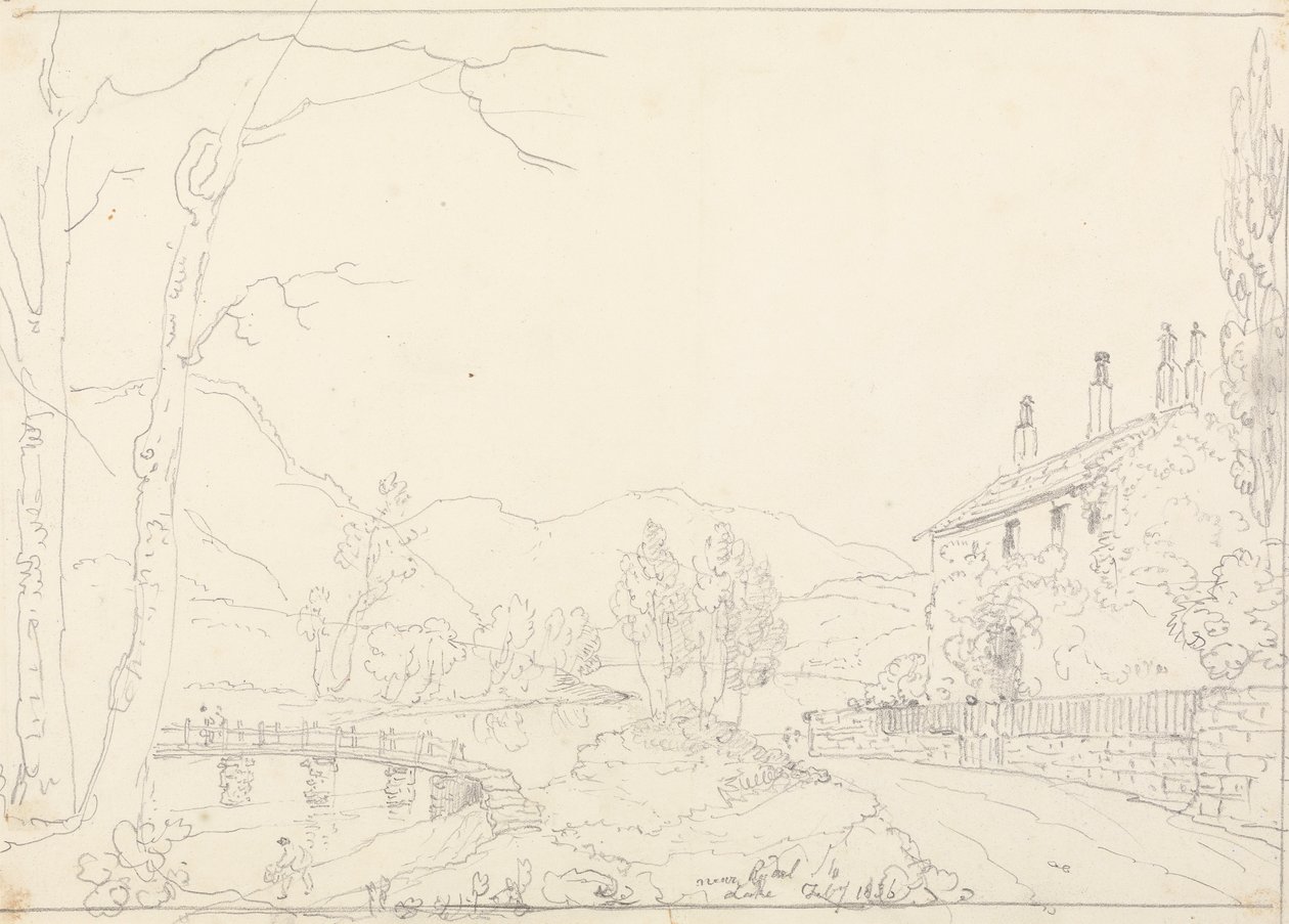 Poblíž jezera Rydal, 10. února 1836 od Capt. Thomas Hastings