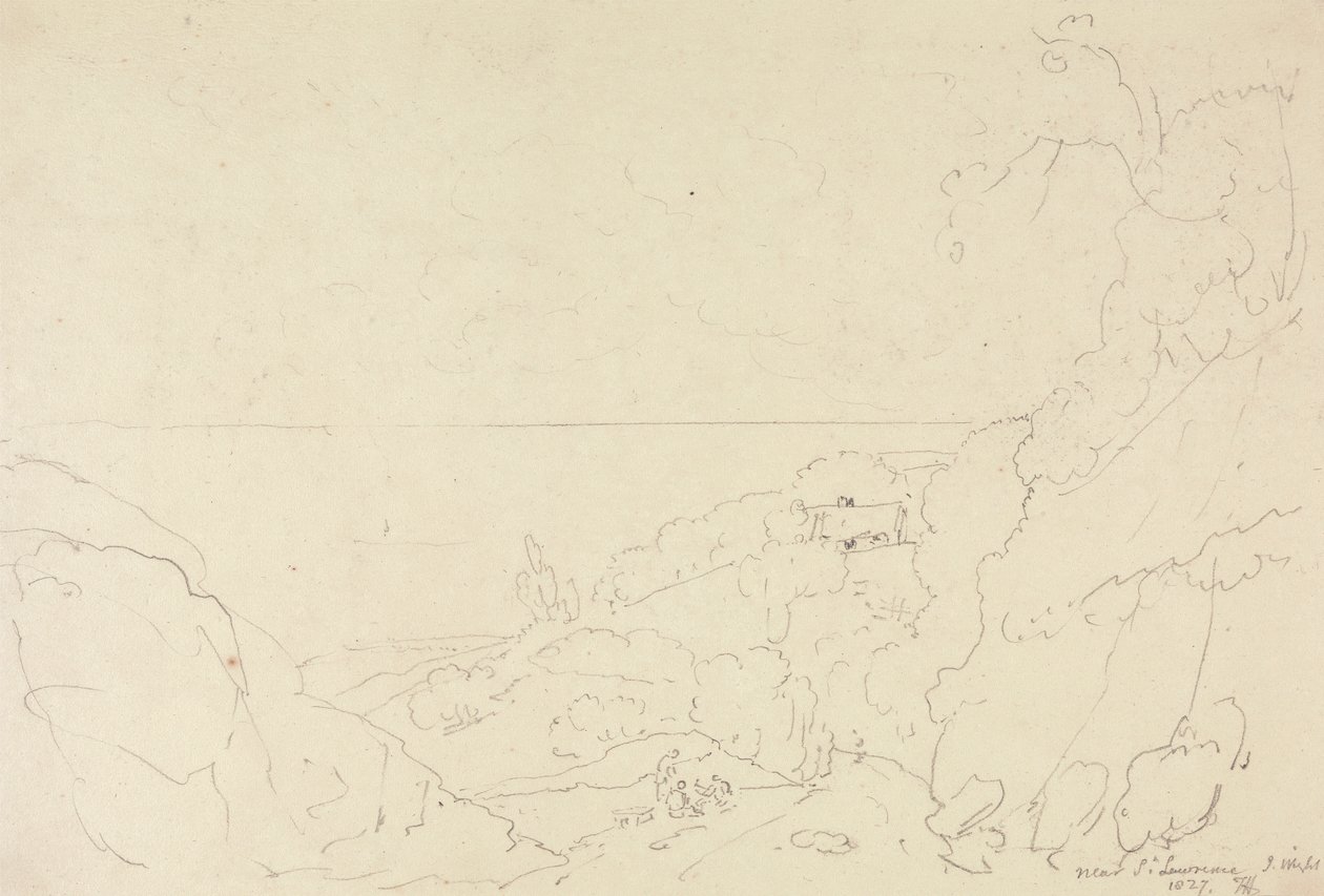 Poblíž Saint Lawrence, Isle of Wight od Capt. Thomas Hastings