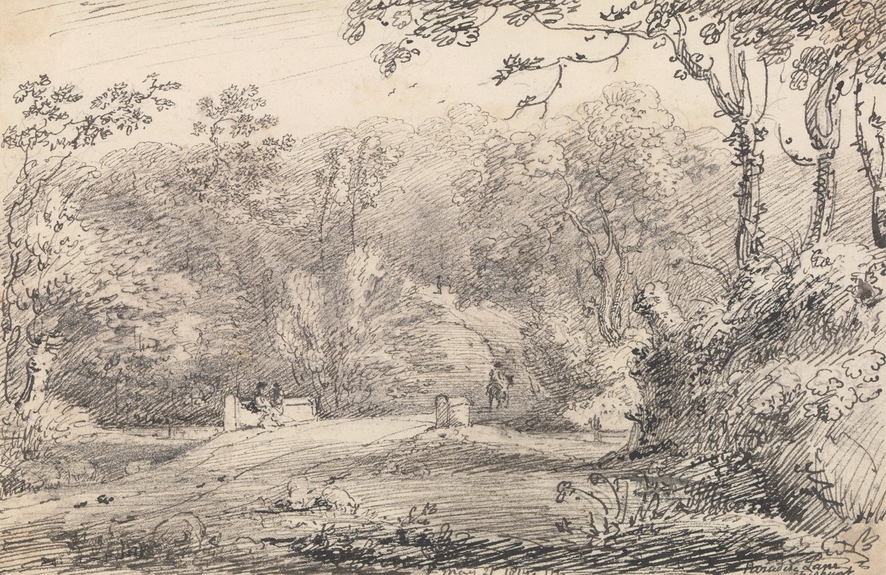 Paradise Lane, Cheshunt, 21. května 1814 od Capt. Thomas Hastings