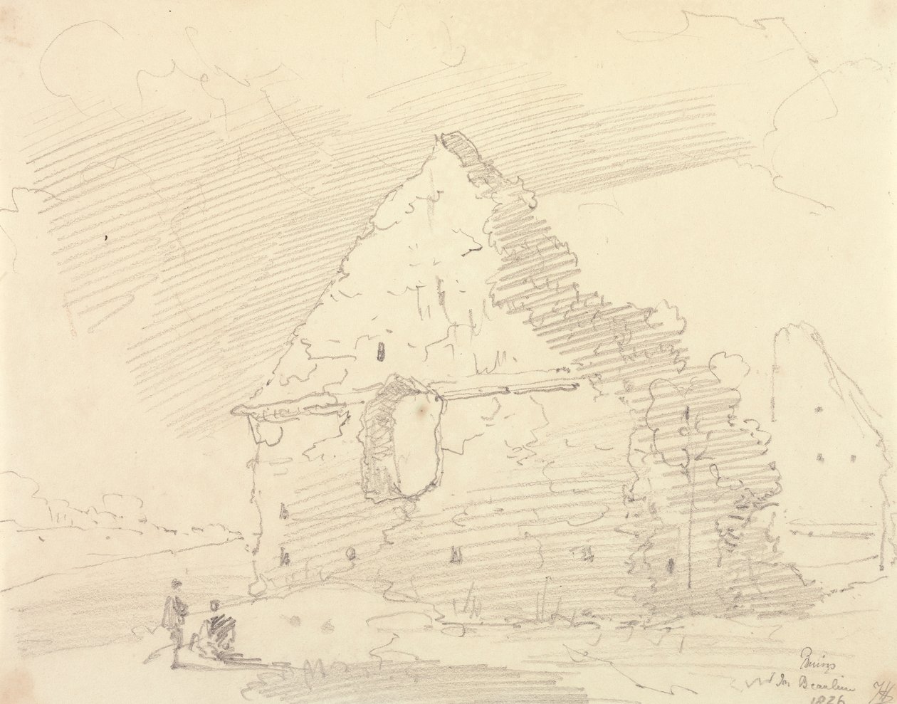 Ruiny v Beaulieu od Capt. Thomas Hastings