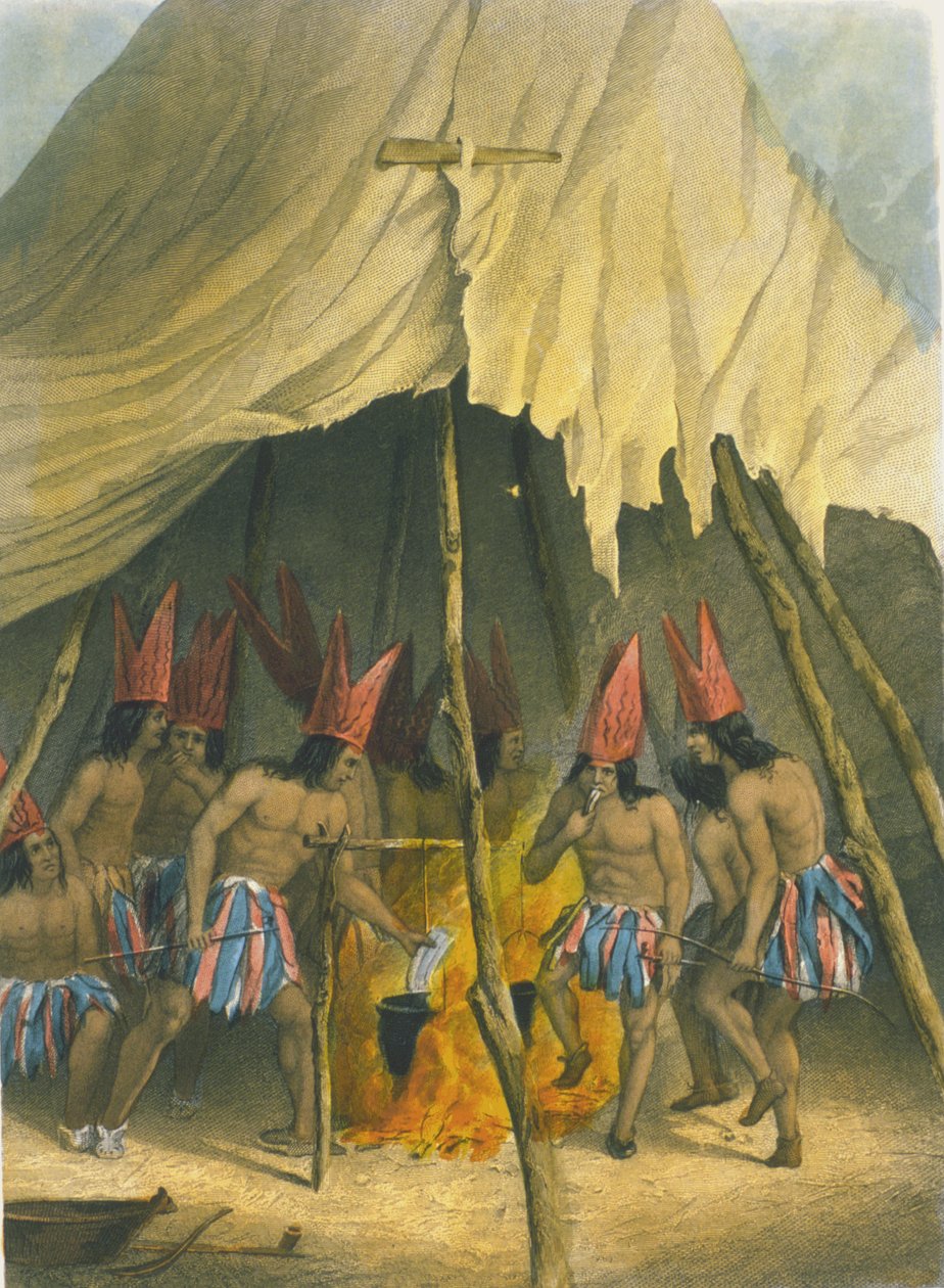 Tanec obrovi, 1853 od Captain Seth Eastman