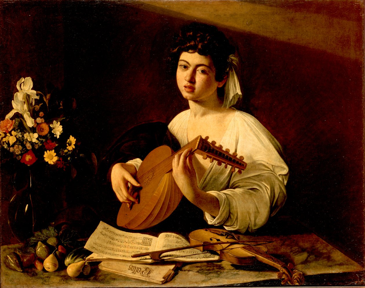 Hráč na loutnu od Michelangelo Merisi Caravaggio