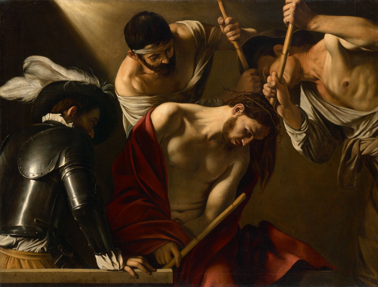 Kristus korunovaný trním od Caravaggio