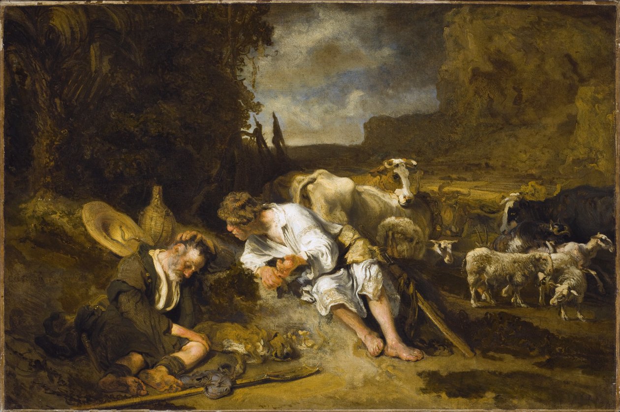 Merkur a Argus, 1645-1647 od Carel Fabritius