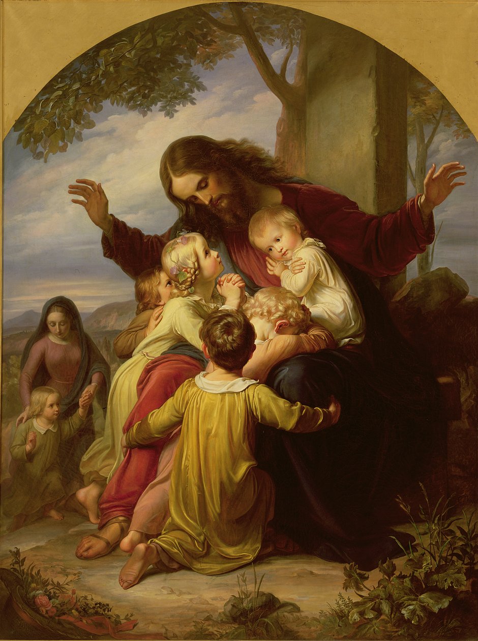 Nechte děti přijít ke mně od Carl Christian Vogel von Vogelstein