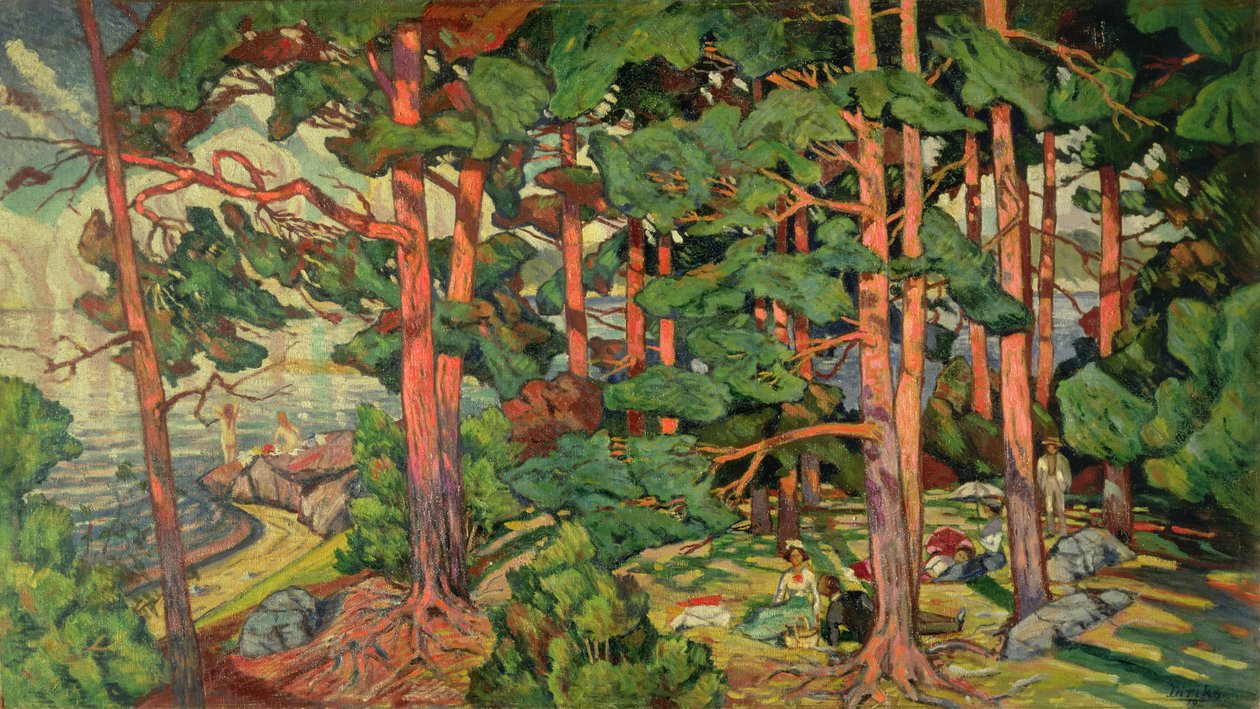 Fauve Landscape, 1910 od Carl Edvard Diriks