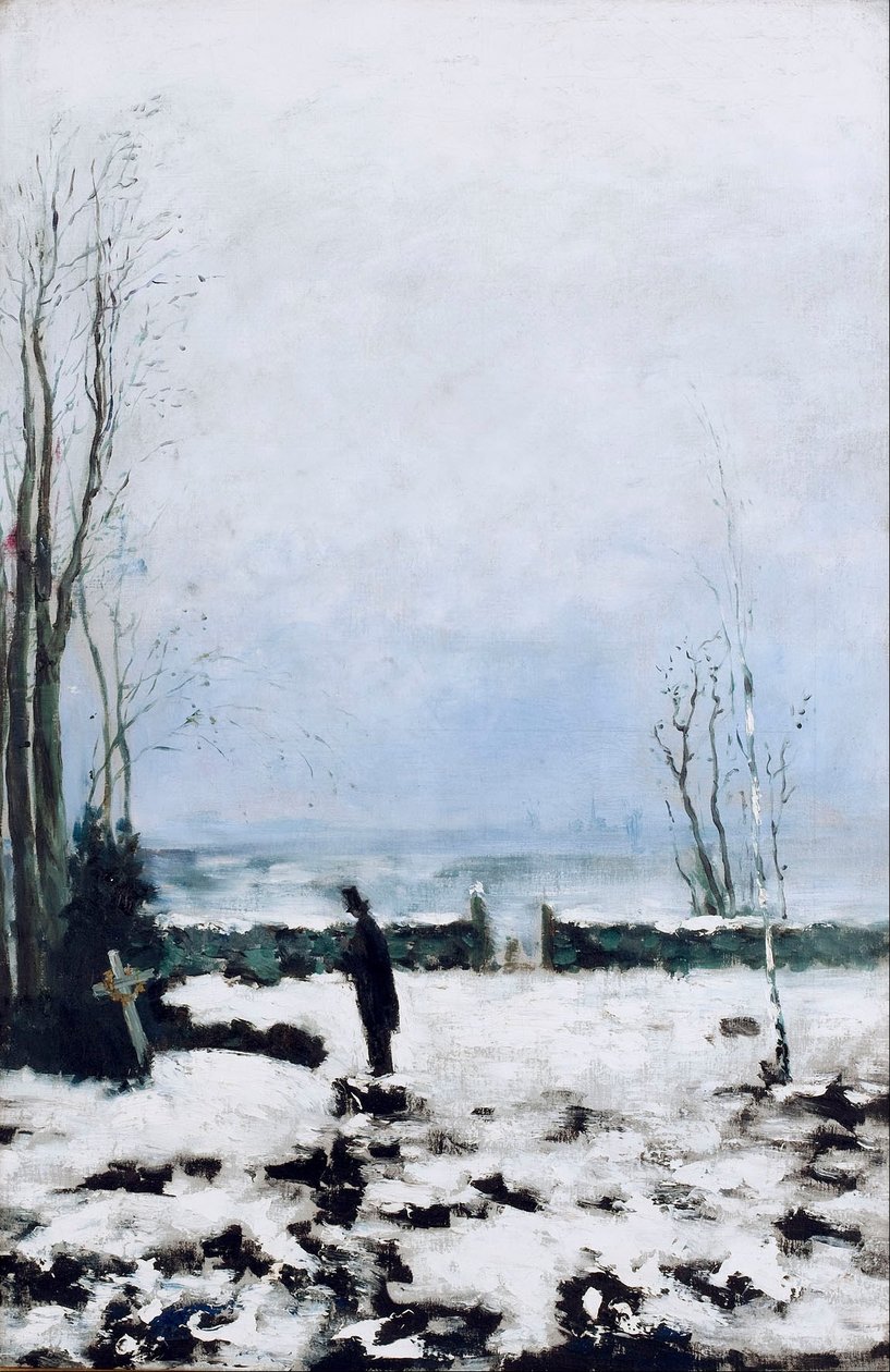 Hřbitov od Carl Fredrik Hill