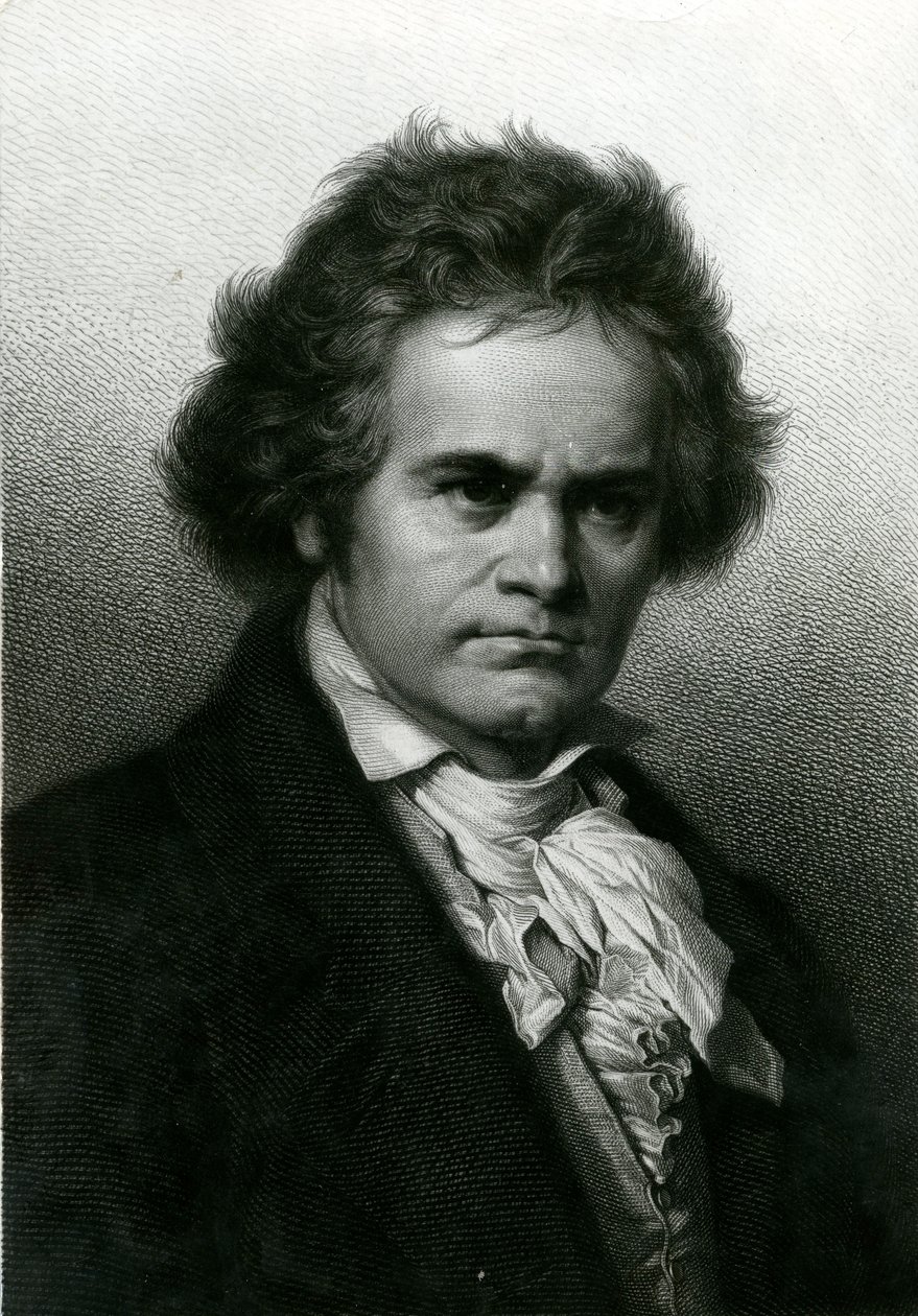 Portrét Beethovena od Carl Jager