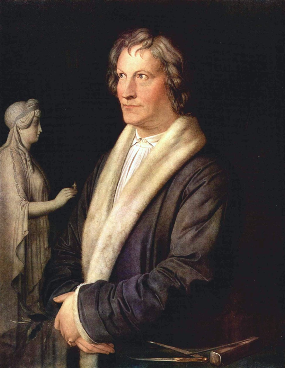 Portrét dánského sochaře Bertela Thorvaldsena od Carl Joseph Begas