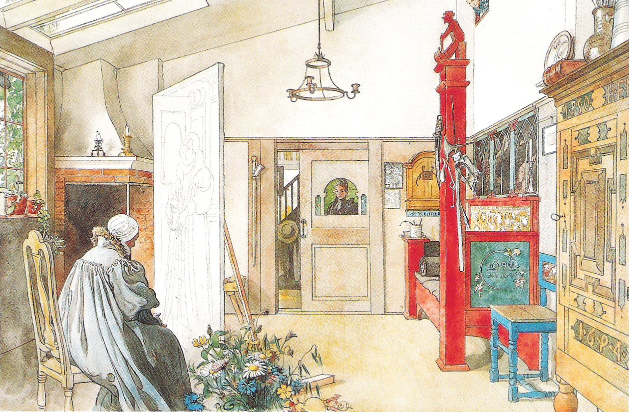Studio, druhá polovina od Carl Larsson
